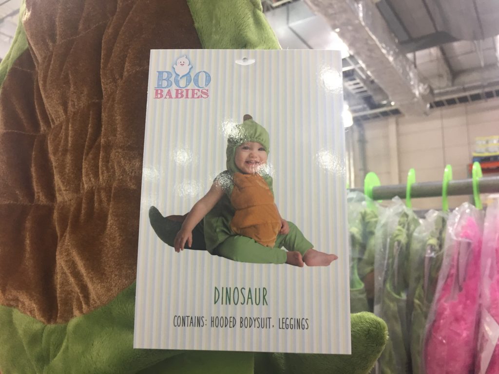 コストコのハロウィン衣装、恐竜