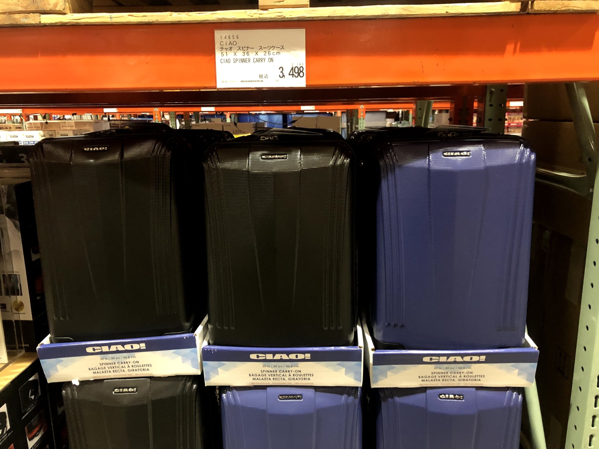 2021年3月 コストコで買えるスーツケースの種類・値段 | くまこすのコストコメモ帳